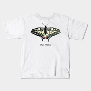 Papilio machaon swallowtail butterfly Kids T-Shirt
